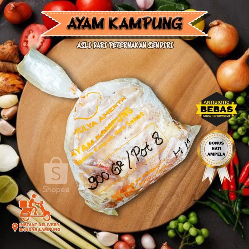 Ayam Kampung Asli 900gr Lampung